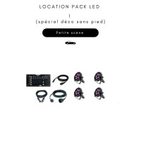 Location Pack LED 1 (spécial déco sans pied)