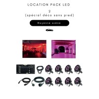 Location Pack LED 2 (spécial déco sans pied)