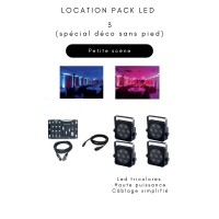 Location Pack LED 3 (spécial déco sans pied)