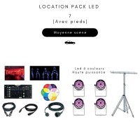 Location Pack LED 7 (avec pied)