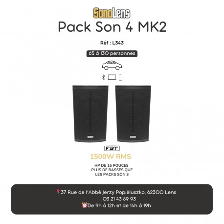 Location Sono Pack 6 son et lumière