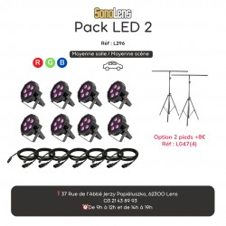 Location Pack LED 2 (spécial déco sans pied)