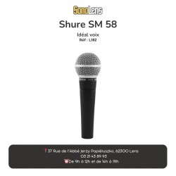 Location Micro Shure SM 58