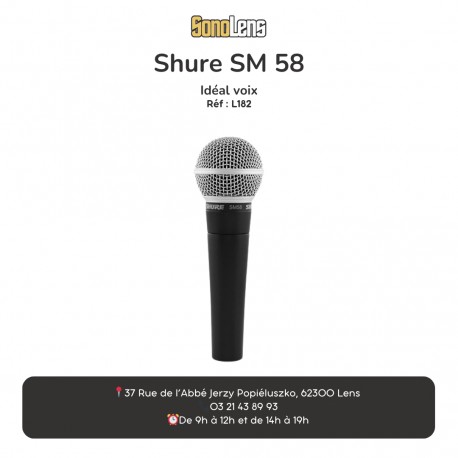 Location Micro Shure SM 58