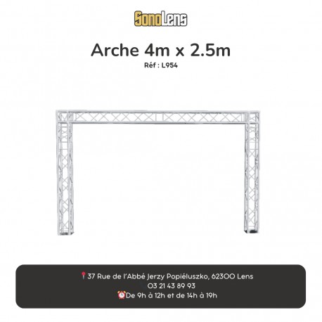 Location Arches 4mx2m Location Arches 4mx2m