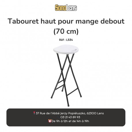 Location Tabouret haut pliant 