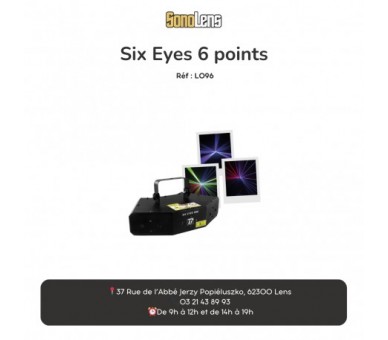 Location Laser RVB Six Eyes RGB