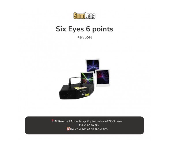 Location Laser RVB Six Eyes RGB