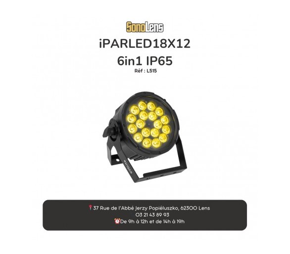 Location iPARLED18X12 6in1 IP65