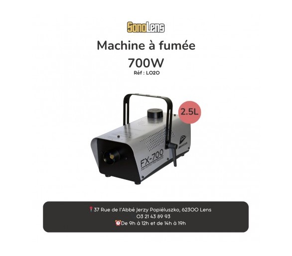 Location Machine à Fumée 750w