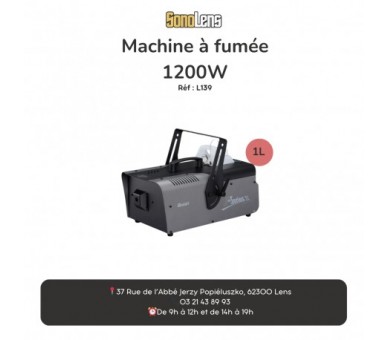 Location Machine à Fumée 1200w