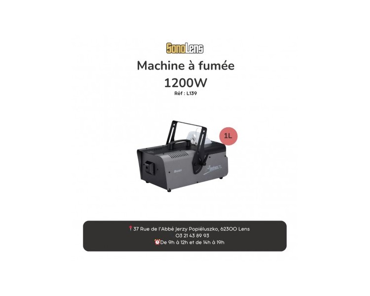 Location Machine à Fumée 1200w