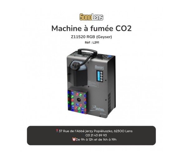 Location Machine à Fumée Geyser (LED)