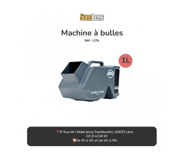 Location machine à bulles