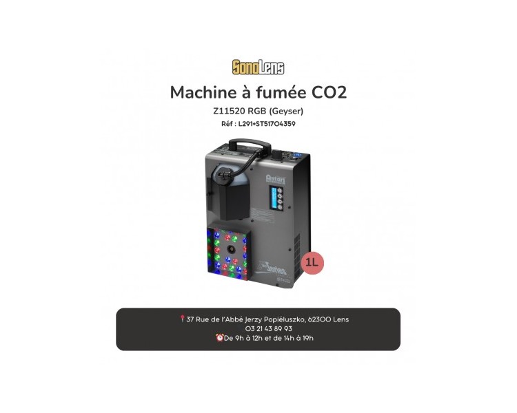 Location Machine à Fumée Geyser (LED)