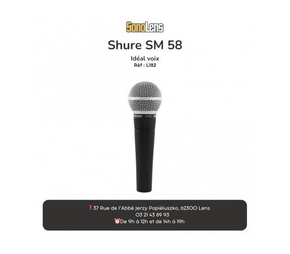 Location Micro Shure SM 58