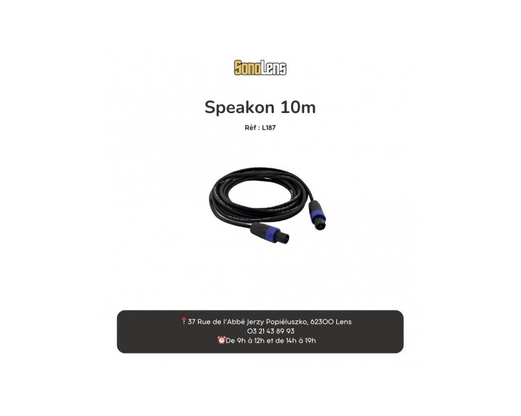 Location câble Speakon 20m