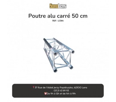  Location Poutre alu carré 1m