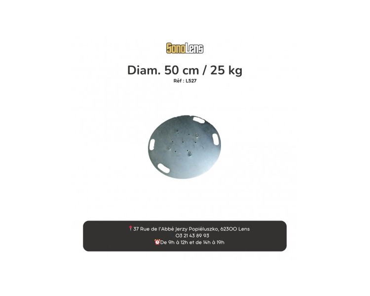 Location embase lourde 35kg