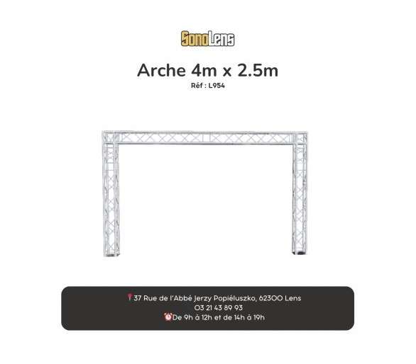 Location Arches 4mx2m