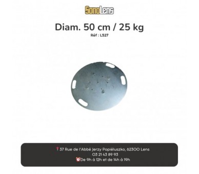 Location embase lourde 35kg