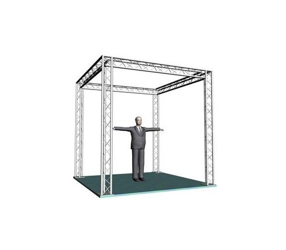 Location Structure Grill technique 4m x 4m x 3m