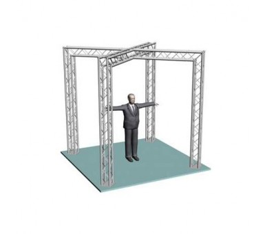 Location Structure Grill technique 3m x 3m x 3m en forme de croix