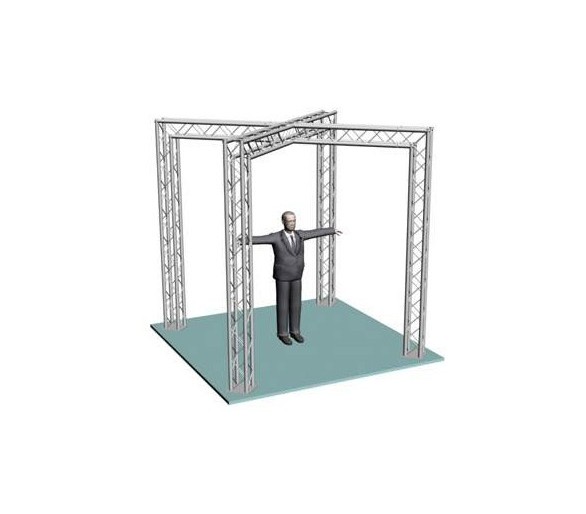 Location Structure Grill technique 3m x 3m x 3m en forme de croix