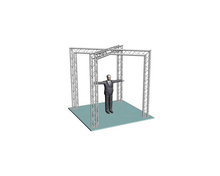 Location Structure Grill technique 3m x 3m x 3m en forme de croix