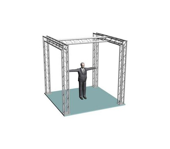 Location Grill technique en forme de croix 3m x 3m x 3m