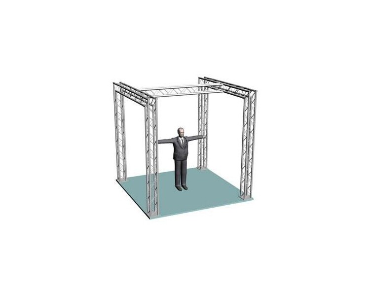 Location Grill technique en forme de croix 3m x 3m x 3m