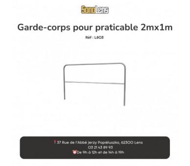Gardes corps 2x1m