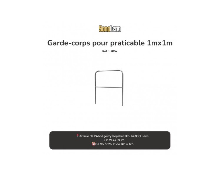 Location gardes-corps 1x1m