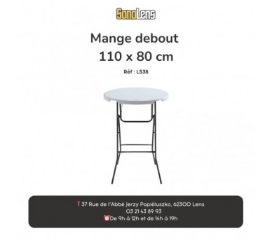 Location Mange Debout Pliant