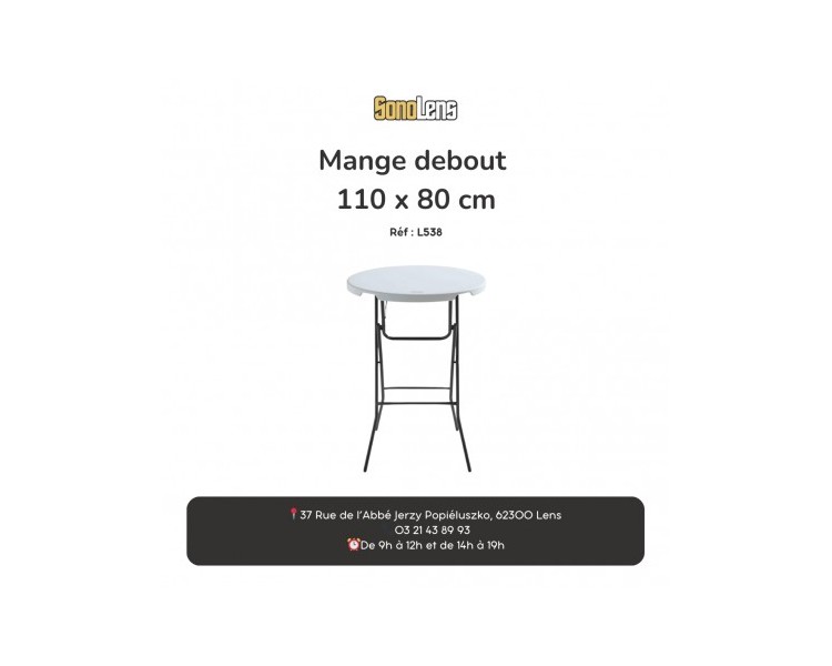 Location Mange Debout Pliant