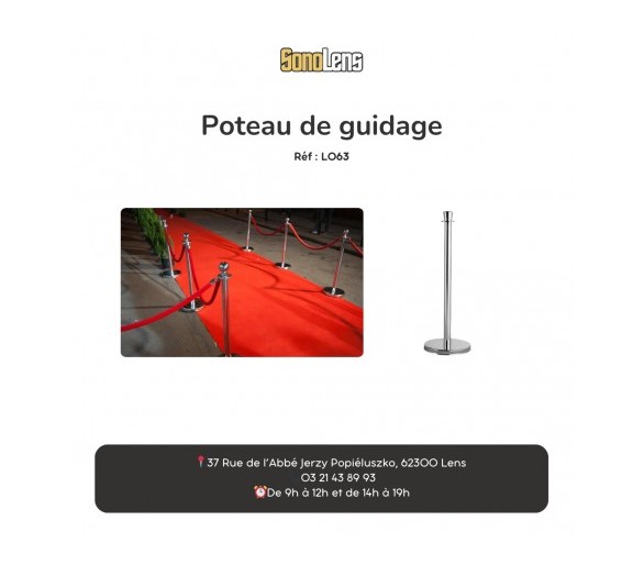 Location Poteaux de guidage (potelet)