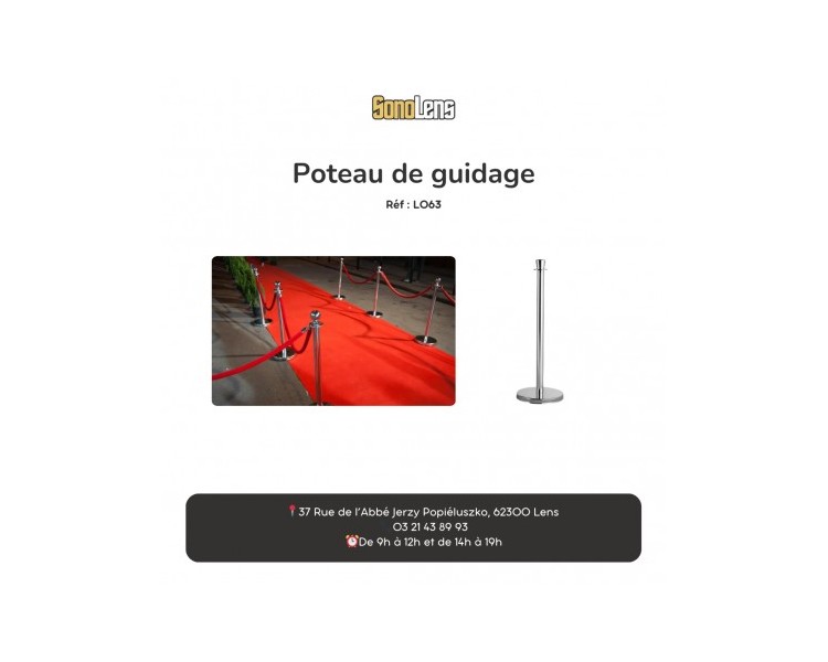 Location Poteaux de guidage (potelet)