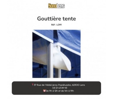 Location Gouttière 3m pour tente pliantes