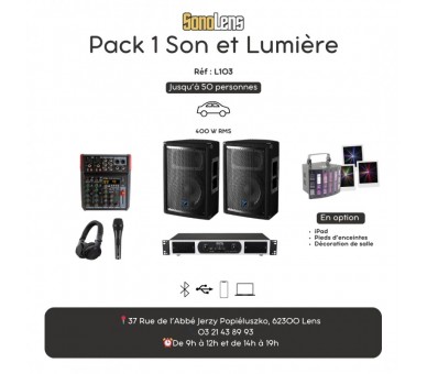 Location Pack 1 son et lumière