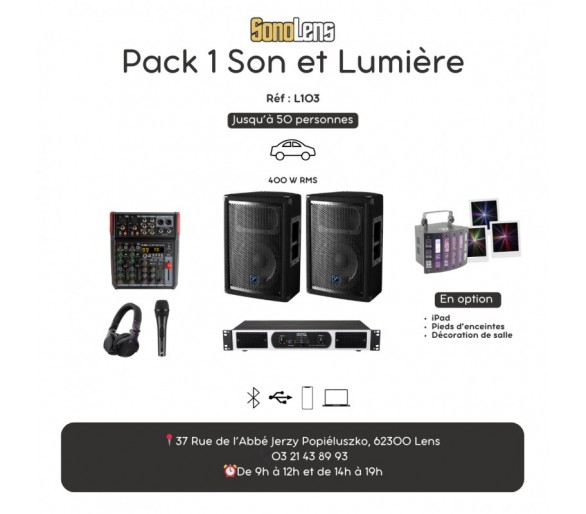 Location Sono Pack 1 son et lumière