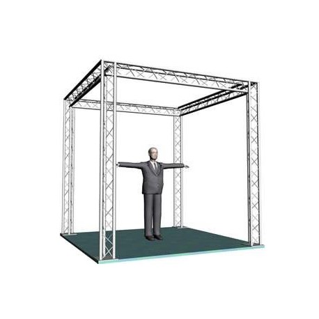 Location Structure Grill technique 4m x 4m x 3m