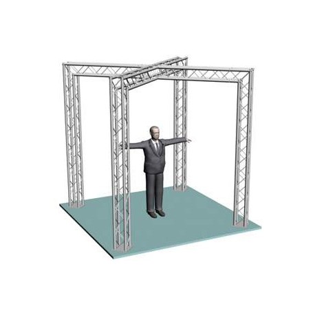 Location Structure Grill technique 3m x 3m x 3m en forme de croix Location Structure Grill technique 3m x 3m x 3m en forme de croix